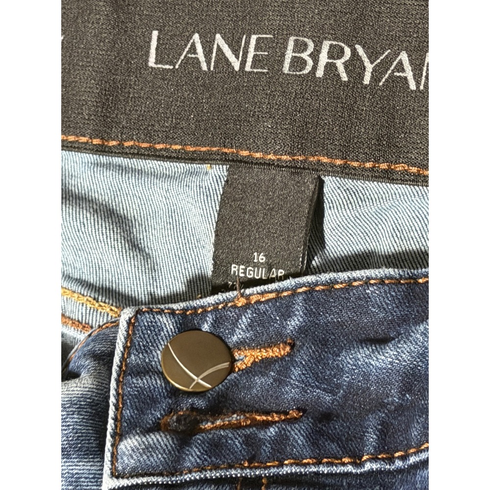Lane Bryant Bootcut Jeans Blue Tighter Tummy Technology Size 16 Regular - Picture 6 of 7